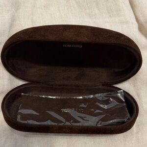 Tom Ford Dark Brown Glasses Case